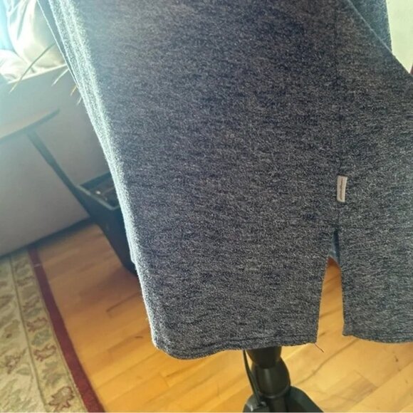 EDDIE BAUER size M blue long sleeve tunic long fitted shirt with scoop neck - Picture 4 of 7